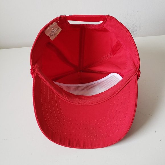 VINTAGE Akzo Sikkens Hat Cap Snap Back Red Rope Chemicals Auto Paint Preowned - Picture 9 of 11